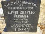 DIXON Edwin Charles Herbert 1960-1960