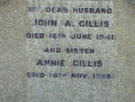 GILLIS John A.  -1941 ::  GILLIS Annie  -1952