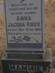 ROUX Anna Jacoba 1895-1968