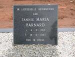 BARNARD Maria 1913-1997