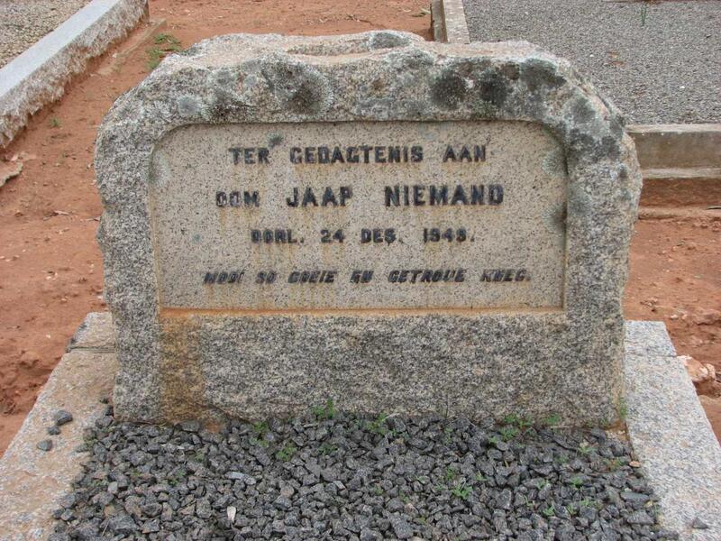 NIEMAND Jaap -1948