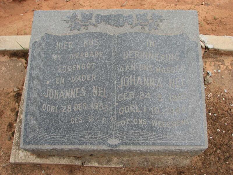 NEL Johannes -1953 & Johanna 1882-19??