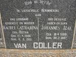 COLLER Johannes Izak, van 1889-1967 & Rachel Catharina BOTHA 1906-1951