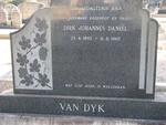 DYK Dirk Johannes Daniel, van 1892-1965