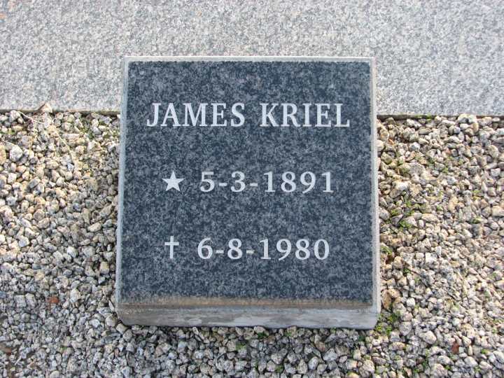 KRIEL James 1891-1980