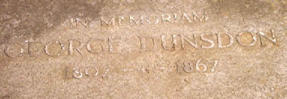 DUNSDON George 1807-1867