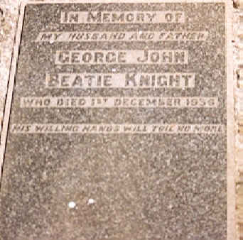 KNIGHT George John Beatie -1936