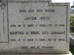 ROUX Jacob 1862-1941 & Martha M. JORDAAN 1869-1946