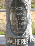 MALHERBE Gideon Stephanus 1938-1984