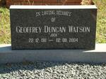 WATSON Geoffrey Duncan 1911-2004