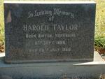 TAYLOR Harold 1886-1968