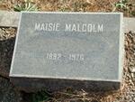 MALCOLM Maisie 1892-1976