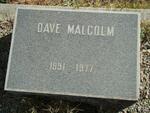 MALCOLM Dave 1891-1977