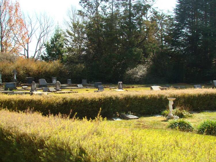 3. Overview on Himeville Cemetery