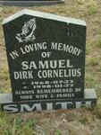 SMITH Samuel Dirk Cornelius 1968-1998