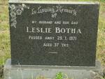BOTHA Leslie  -1971