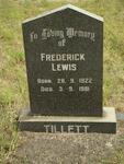 TILLETT Frederick Lewis 1922-1981