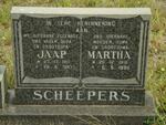 SCHEEPERS Jaap 1911-1987 & Martha 1916-1996