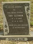 SINCLAIR Ian Lethem 1926-1976