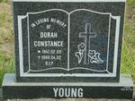 YOUNG Dorah Constance 1947-1989