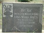 BRITS Anna Maria nee BEZUIDENHOUT 1879-1961