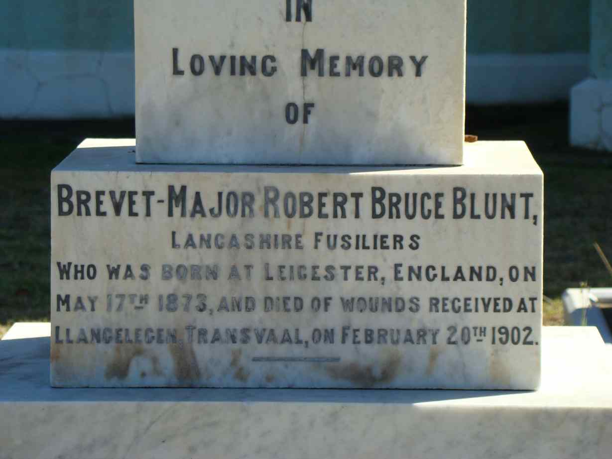 BLUNT Robert Bruce 1873-1902