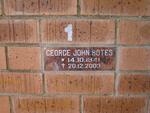 BOTES George John 1941-2003