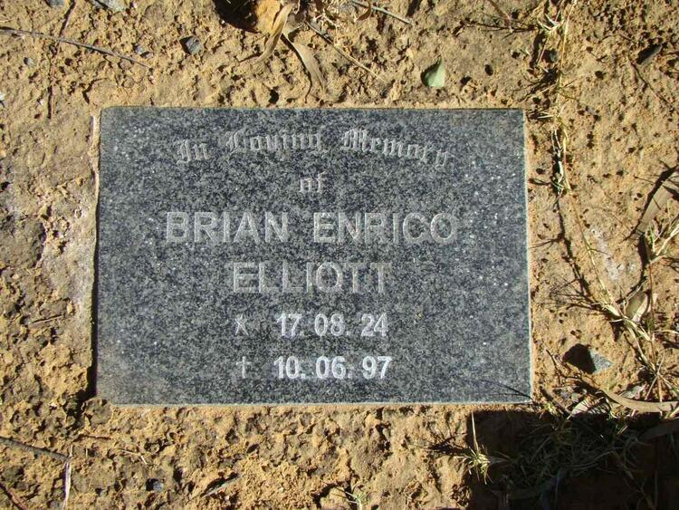 ELLIOTT Brian Enrico 1924-1997