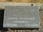 HAMMES Anna Susanna 1867-1946
