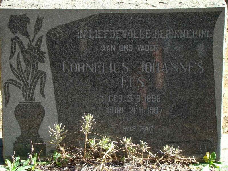ELS Cornelius Johannes 1898-1967