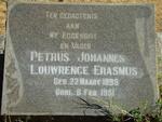 ERASMUS Petrus Johannes Louwrence 1895-1951