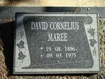 MAREE David Cornelius 1896-1975