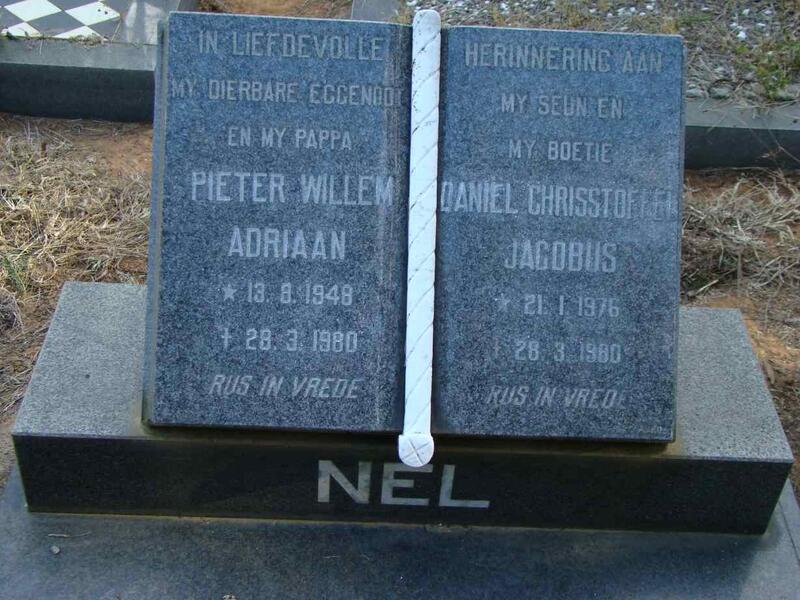 NEL Pieter Willem Adriaan 1948-1980 :: NEL Daniel Christoffel Jacobus 1976-1980