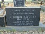 MALHERBE Gertrude Margaret -1969