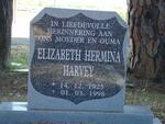 HARVEY Elizabeth Hermina 1925-1998