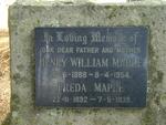 MAPLE Henry William 1888-1954 & Freda 1892-1939
