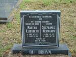 BRUYN Stephanus Hermanus, de 1916-2006 & Martha Elizabeth 1917-1999