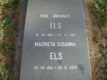 ELS Paul Johannes 1914-1997 & Magrieta Susanna 1915-2004