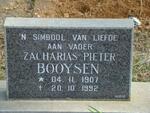 BOOYSEN Zacharias Pieter 1907-1992