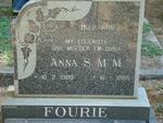 FOURIE Anna S.M.M. 1909-1985
