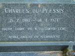 PLESSIS Charles, du 1907-1974
