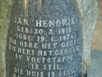 HATTING Jan Hendrik 1918-1974