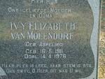 MOLENDORF Ivy Elizabeth, van nee ASPELING 1911-1976
