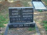 WALT Francois Johannes Benjamin, van der 1927- & Anna Maria Elizabeth 1924-2005