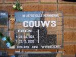 GOUWS Eben 1934-2003