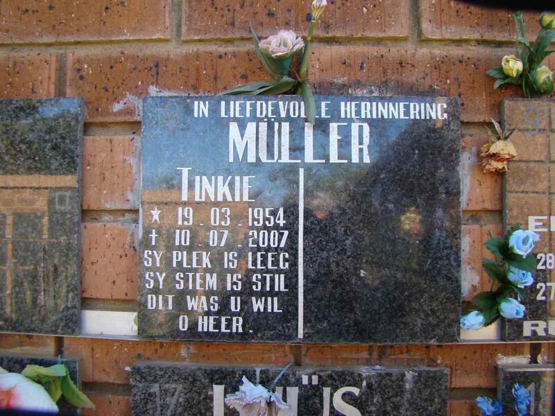 MULLER Tinkie 1954-2007