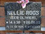 ROOS Nellie nee OLIVIER 1938-2003