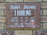 FROHLING Jacoba Johanna 1930-2006
