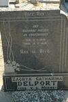 DELPORT Zagrya Catharina nee V.D. MERWE  1876-1959