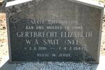 SMIT Gerbrecht Elizabeth W.A. nee NEL 1881-1947